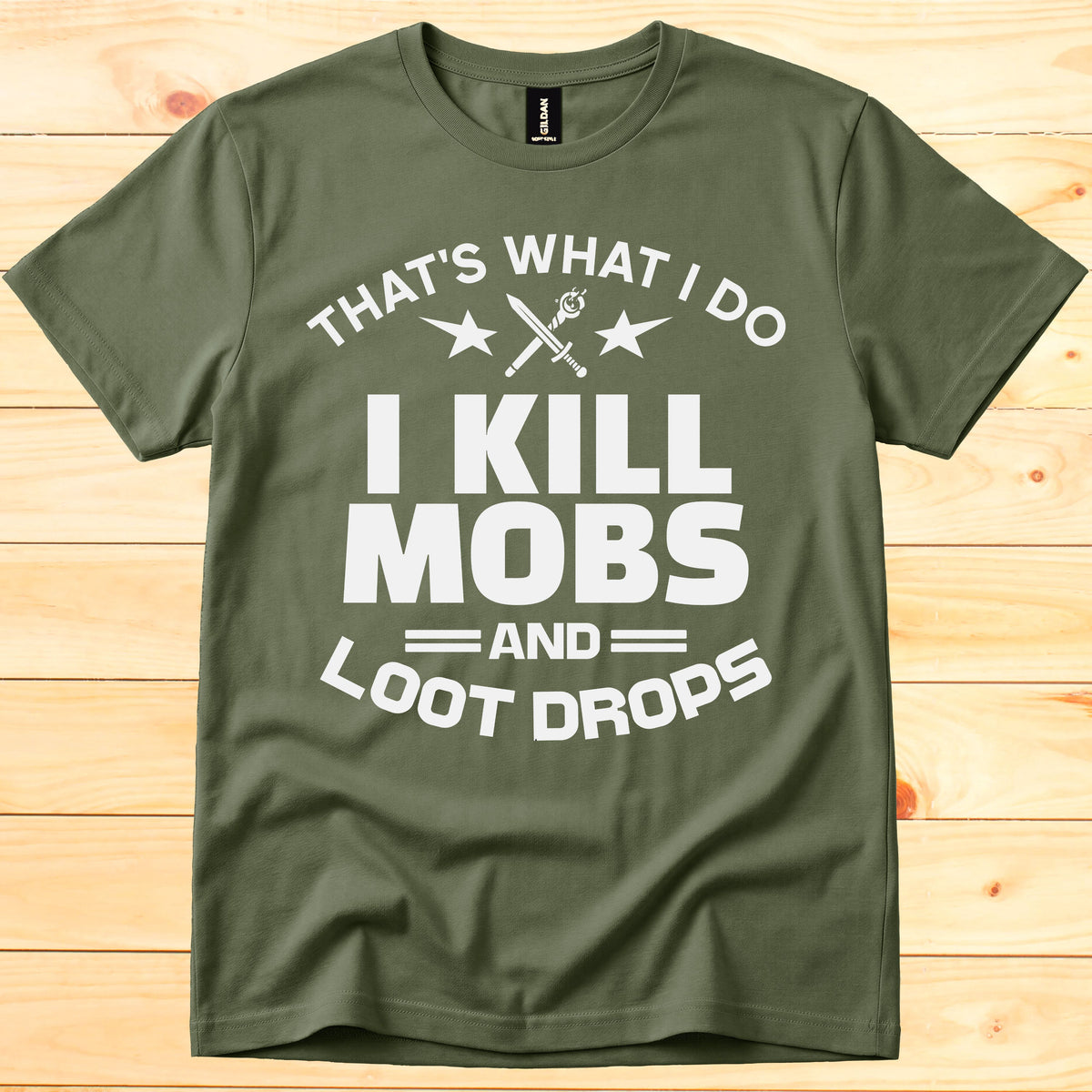 I kill mobs and loot drops